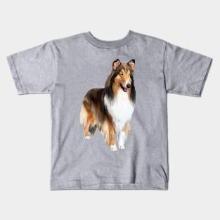 Rough Collie Kids T-Shirt